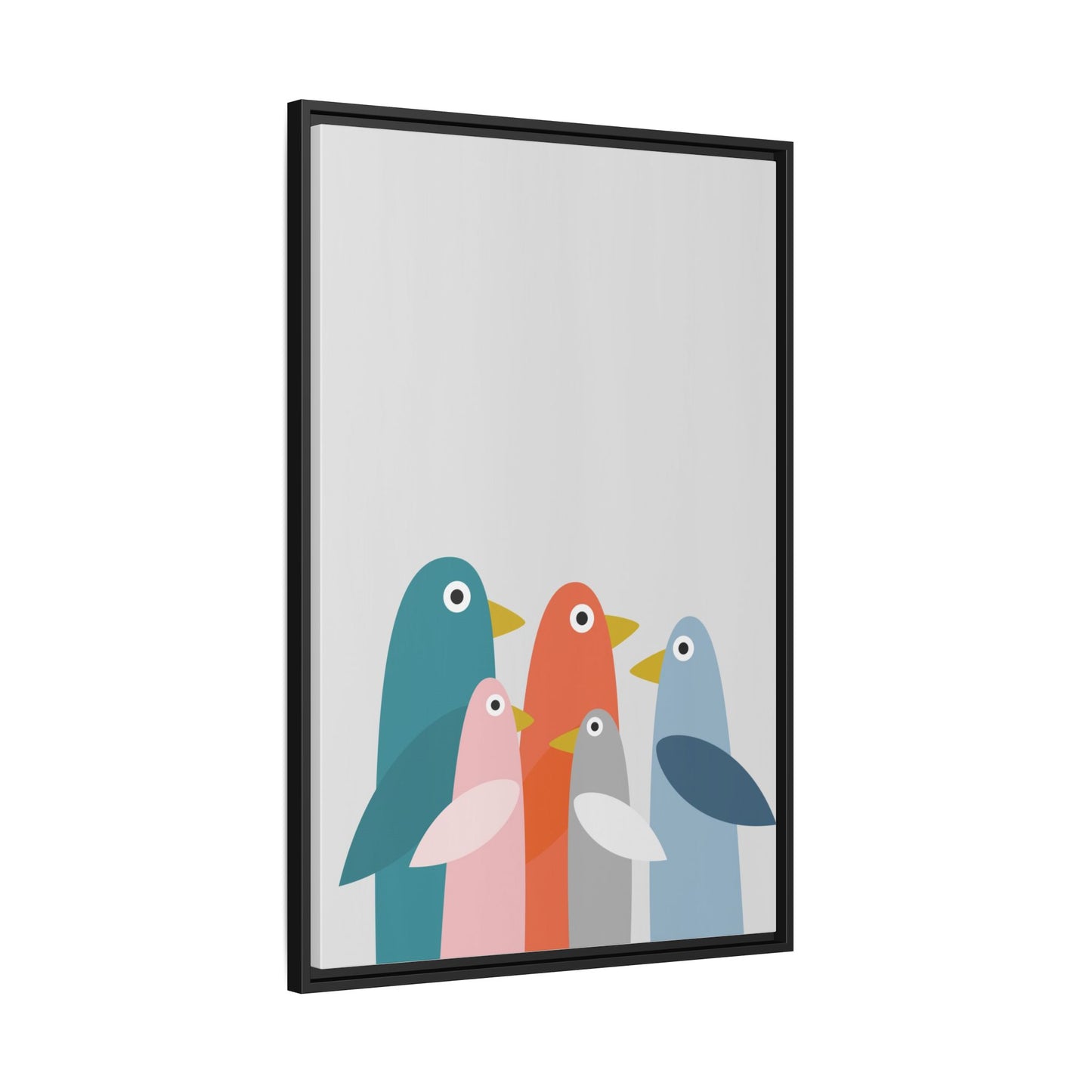 Matte Canvas, Framed (Multi-color)