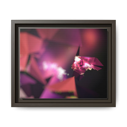 Framed Matte Canvas Abstract Art Print - Multi-Color Décor