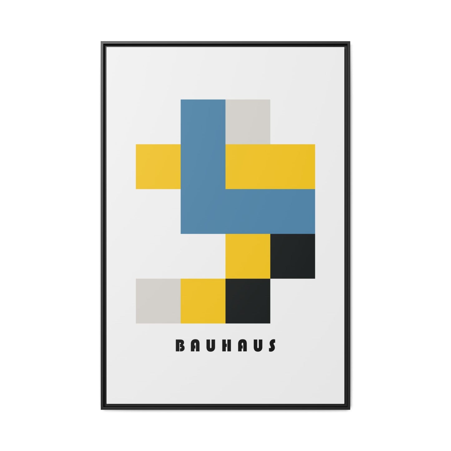 Bauhaus Art Canvas Print - Framed Modern Wall Decor