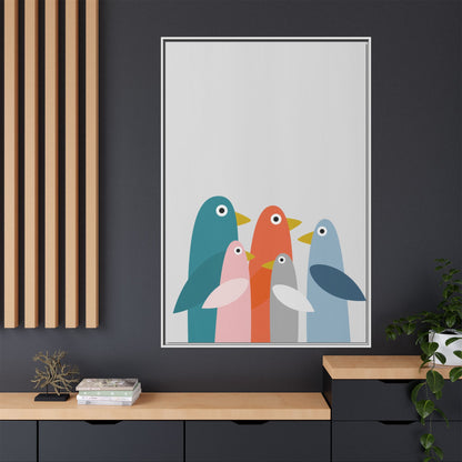 Matte Canvas, Framed (Multi-color)