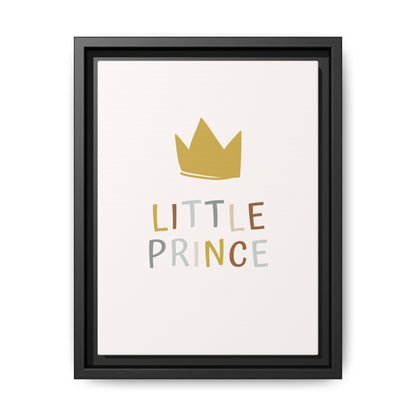 Framed Canvas Art Print, Little Prince Wall Decor, Kids Room Decoration, Nursery Art, Gift for Baby Shower, Toddler Room Aesthetic