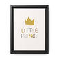 Framed Canvas Art Print, Little Prince Wall Decor, Kids Room Decoration, Nursery Art, Gift for Baby Shower, Toddler Room Aesthetic