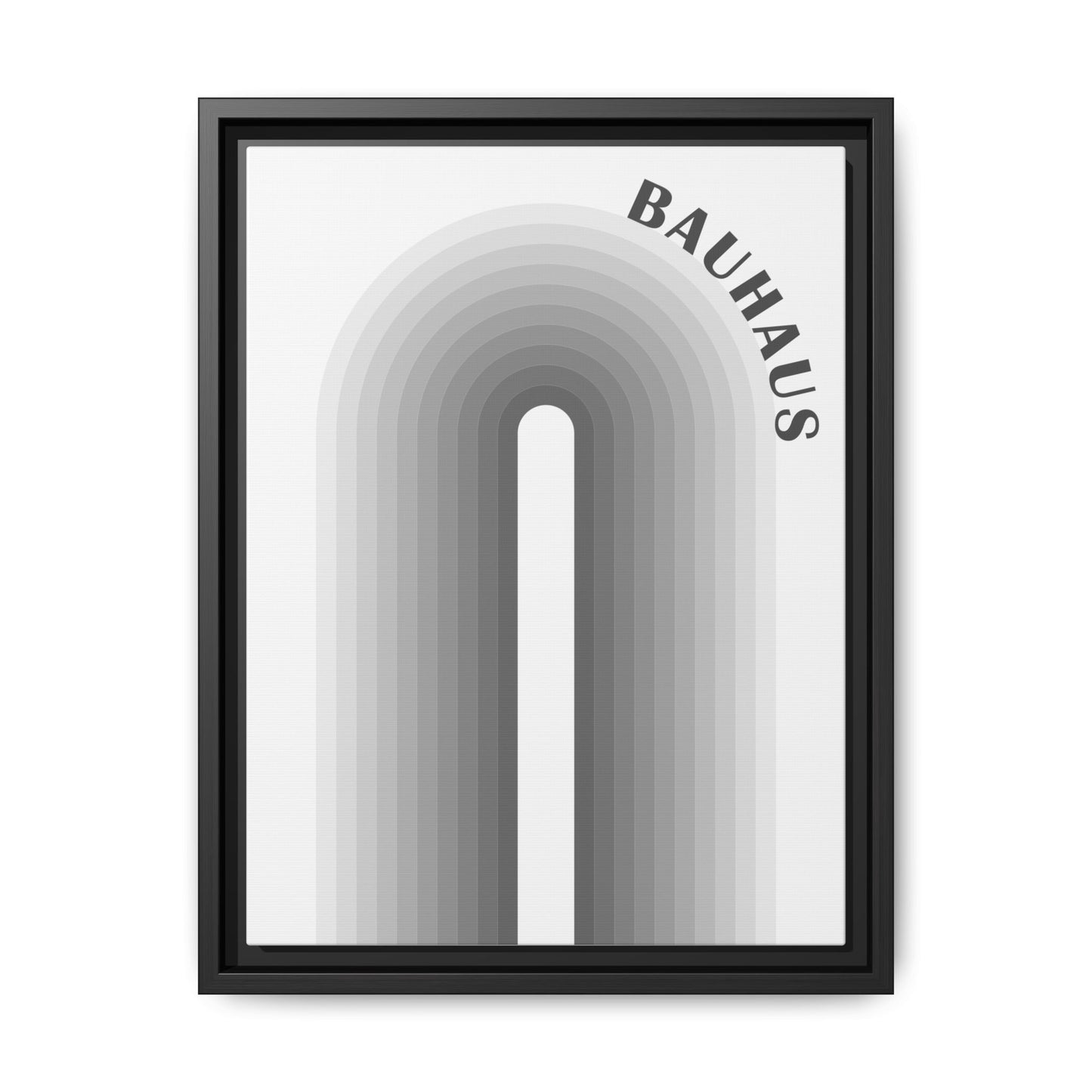 Bauhaus Framed Matte Canvas Art - Modern Geometric Wall Decor