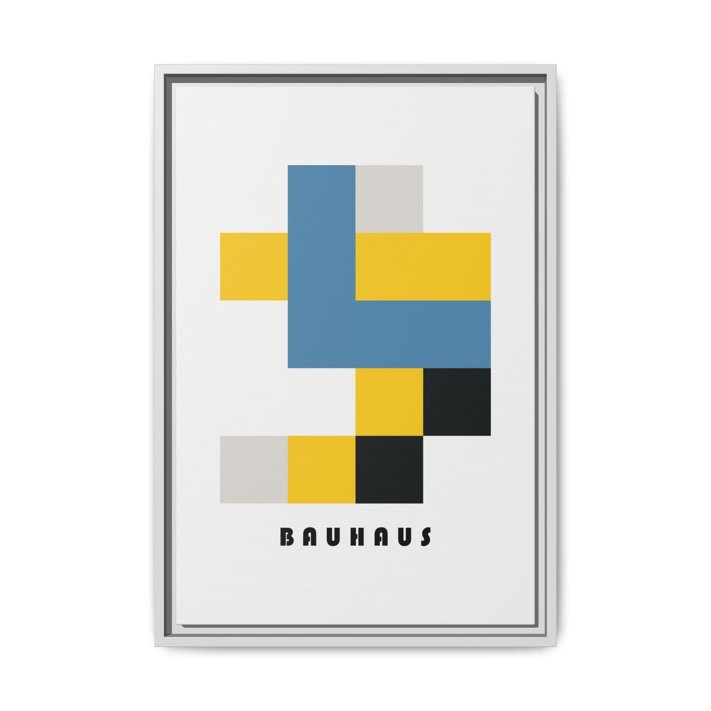 Bauhaus Art Canvas Print - Framed Modern Wall Decor