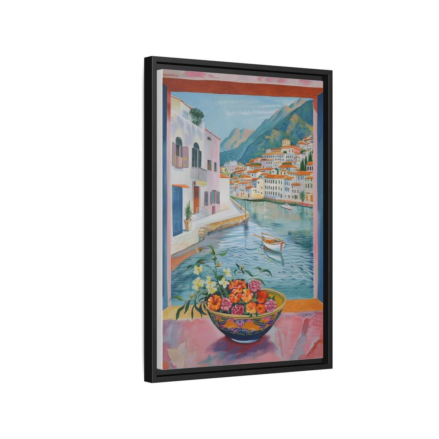 Matte Canvas, Framed (Multi-color)