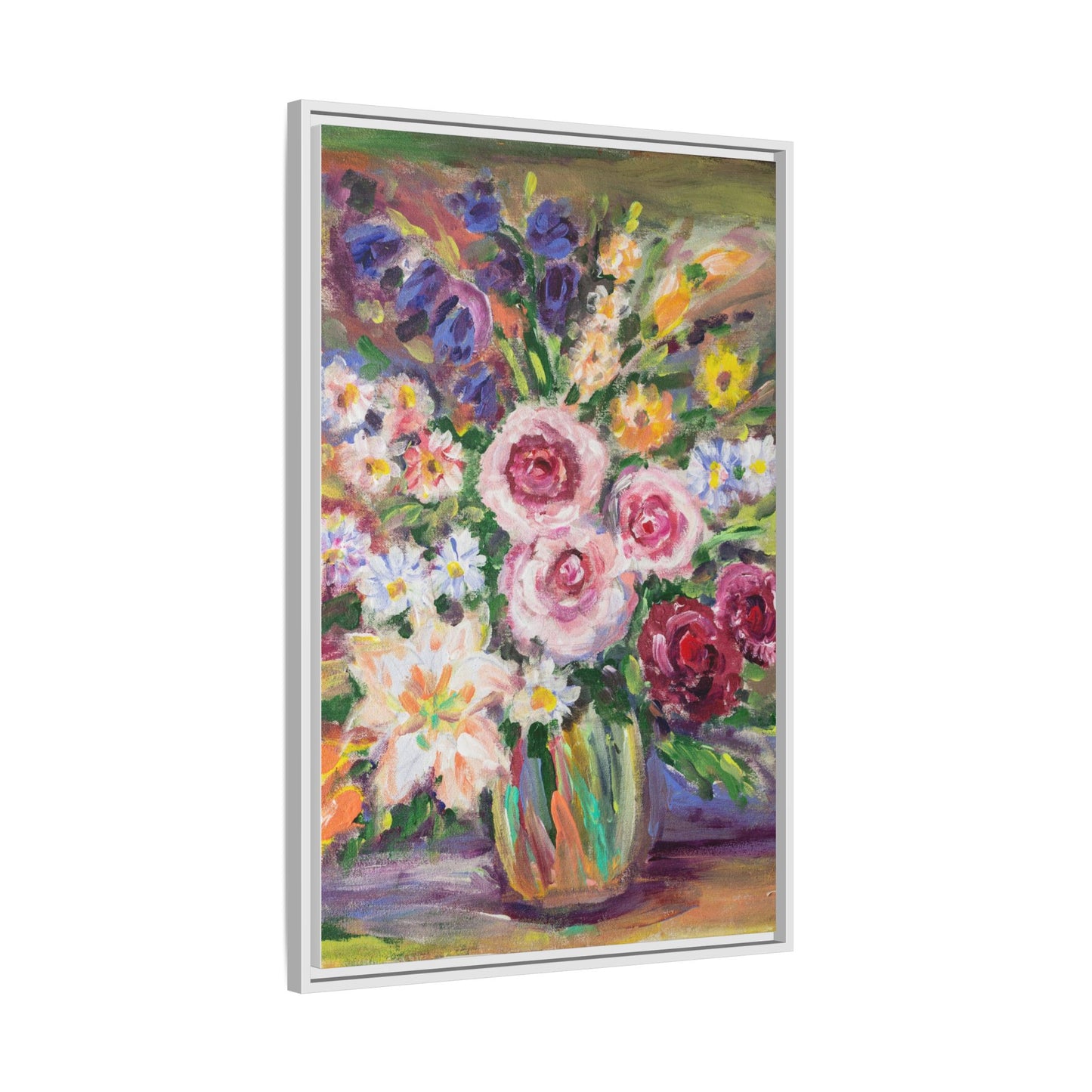 Matte Canvas, Framed (Multi-color)