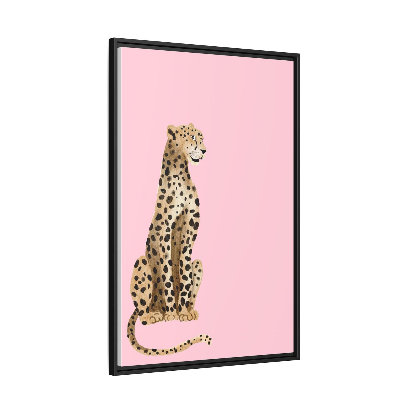 Leopard Art Print - Stylish Framed Canvas for Modern Decor