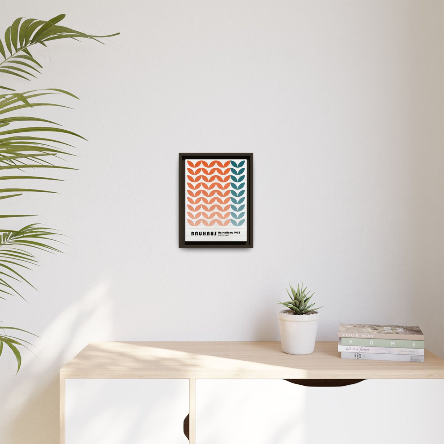 Bauhaus Art Print - Framed Matte Canvas Wall Decor