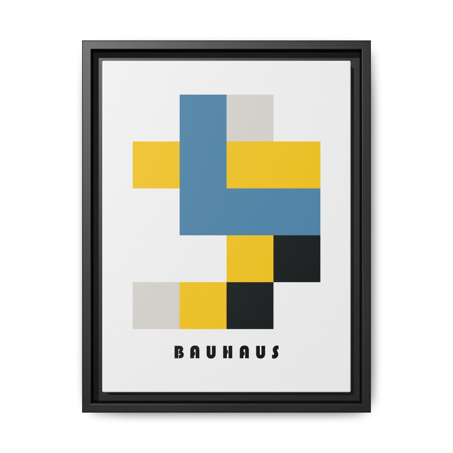 Bauhaus Art Canvas Print - Framed Modern Wall Decor
