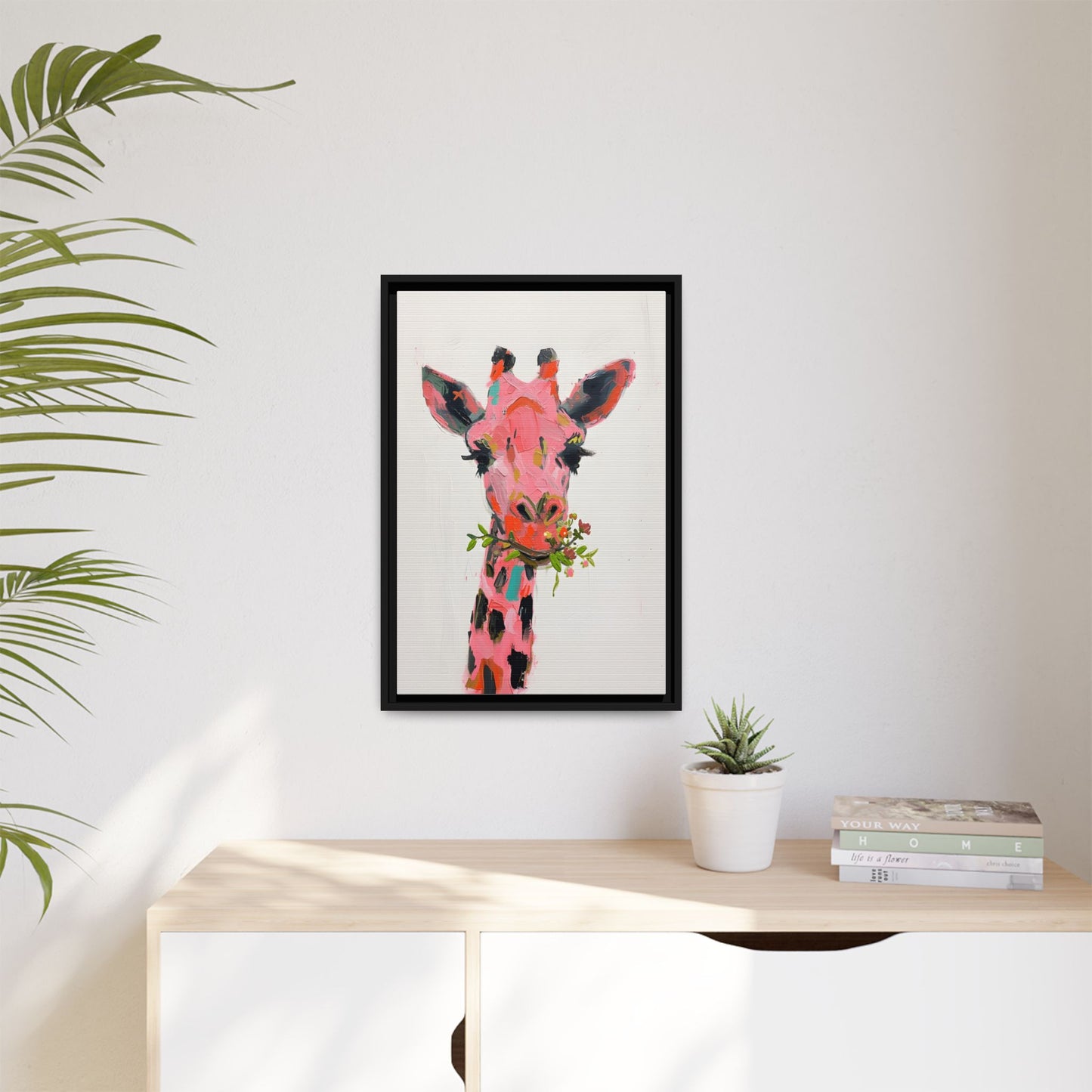 Matte Canvas, Framed (Multi-color)