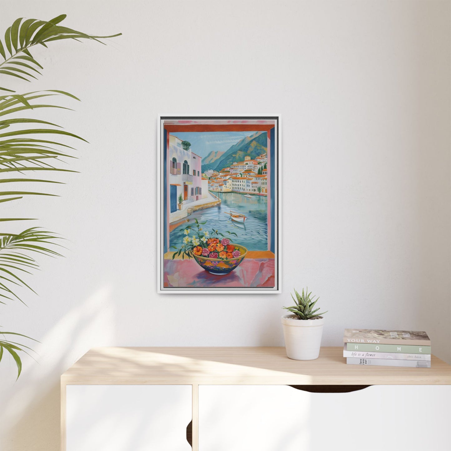 Matte Canvas, Framed (Multi-color)