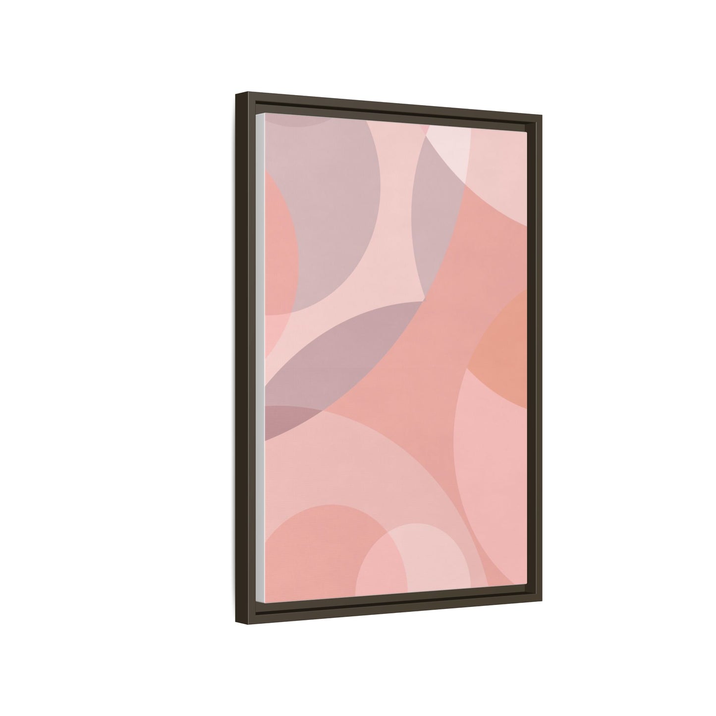 Modern Abstract Canvas Art Print - Multi-color Framed Decor