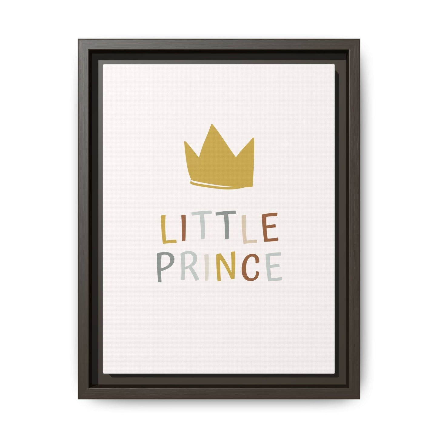 Framed Canvas Art Print, Little Prince Wall Decor, Kids Room Decoration, Nursery Art, Gift for Baby Shower, Toddler Room Aesthetic