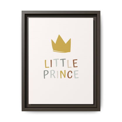 Framed Canvas Art Print, Little Prince Wall Decor, Kids Room Decoration, Nursery Art, Gift for Baby Shower, Toddler Room Aesthetic
