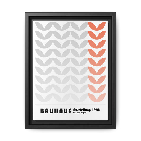 Bauhaus Art Framed Canvas – Stylish Multi-Color Wall Decor for Modern Spaces