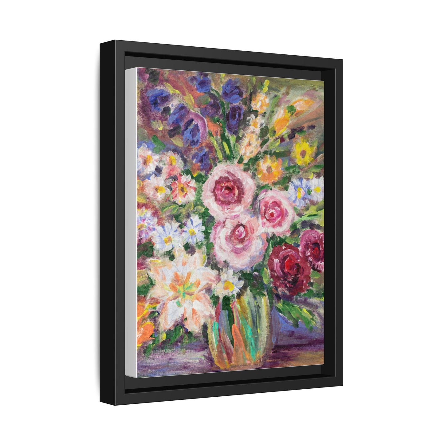 Matte Canvas, Framed (Multi-color)