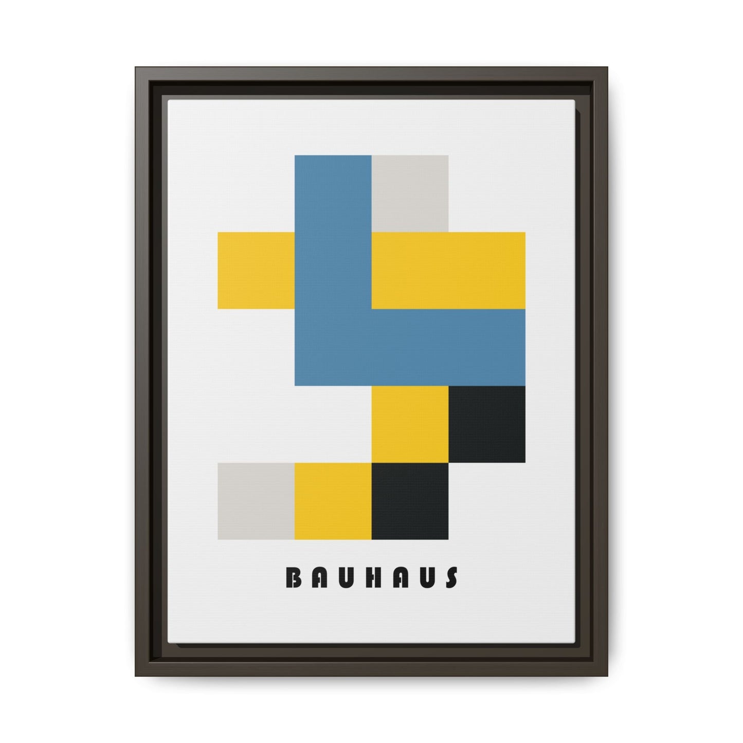 Bauhaus Art Canvas Print - Framed Modern Wall Decor