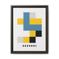 Bauhaus Art Canvas Print - Framed Modern Wall Decor