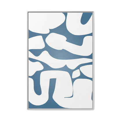 Modern Abstract Framed Canvas Art