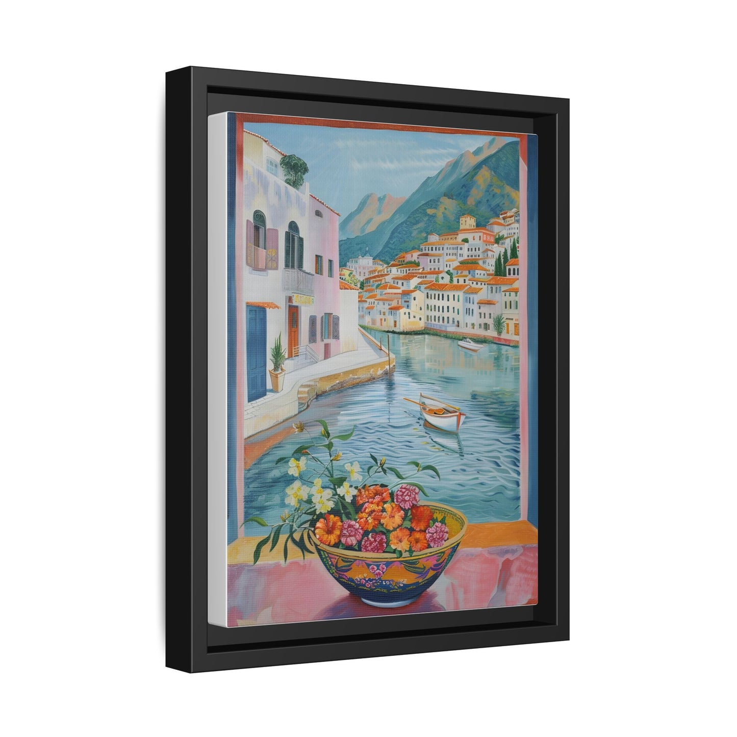 Matte Canvas, Framed (Multi-color)