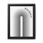 Bauhaus Framed Matte Canvas Art - Modern Geometric Wall Decor