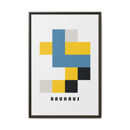 Bauhaus Art Canvas Print - Framed Modern Wall Decor