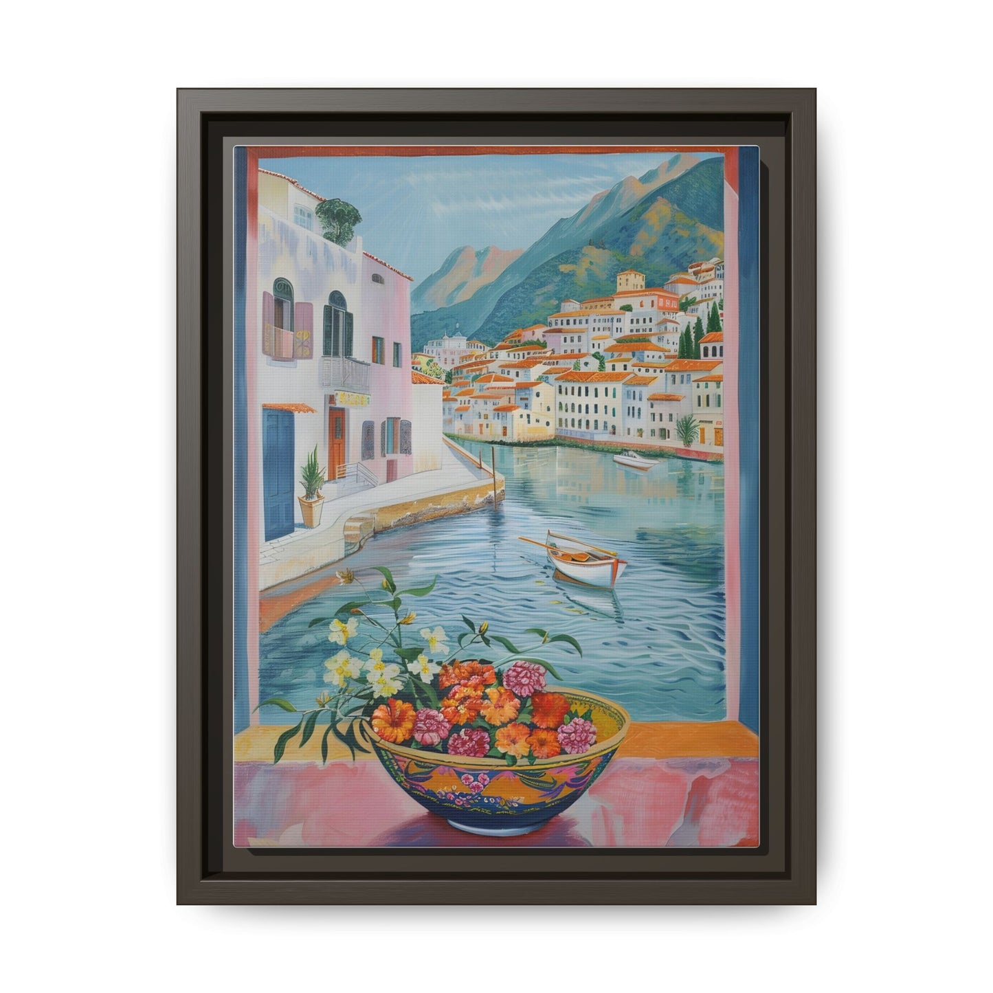 Matte Canvas, Framed (Multi-color)