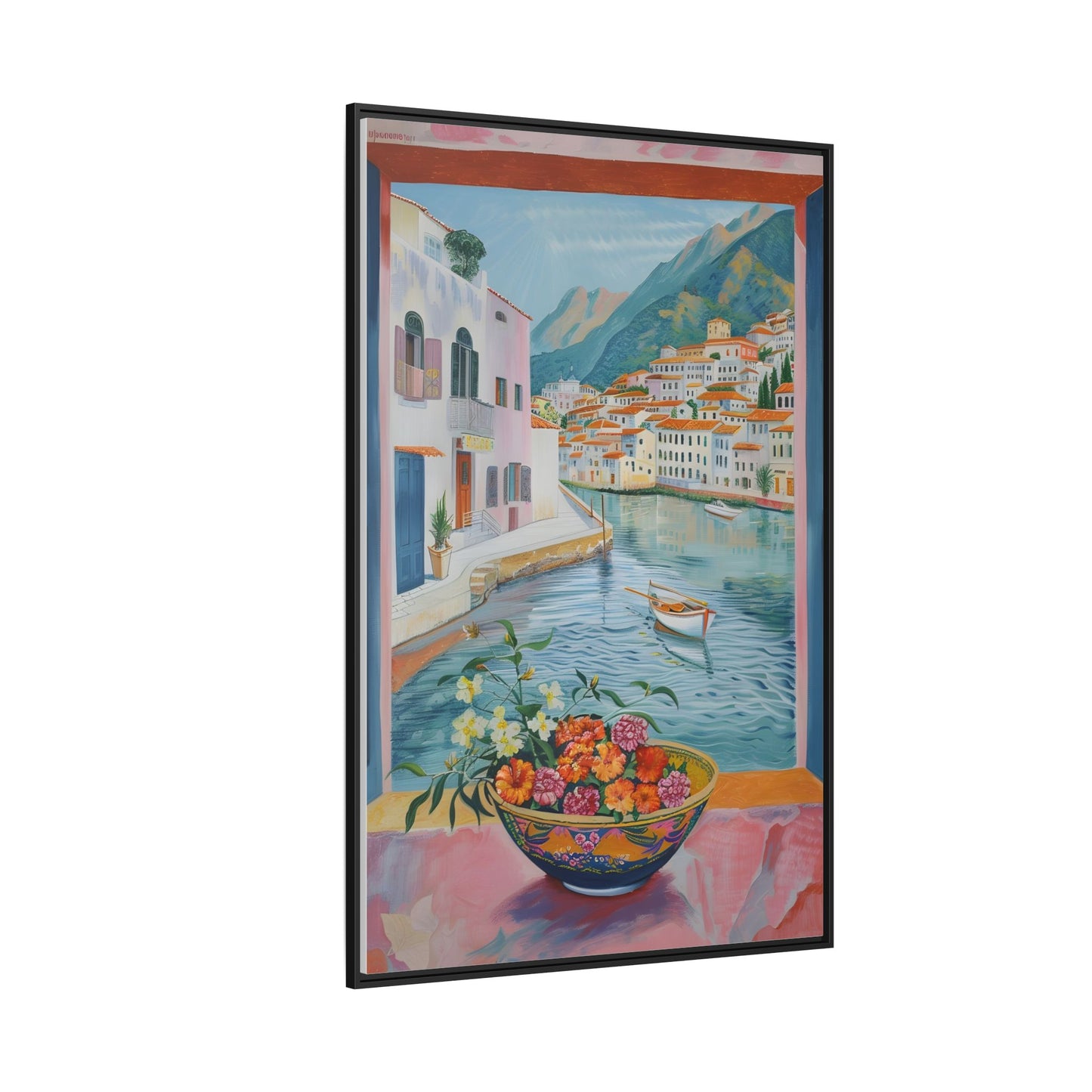 Matte Canvas, Framed (Multi-color)