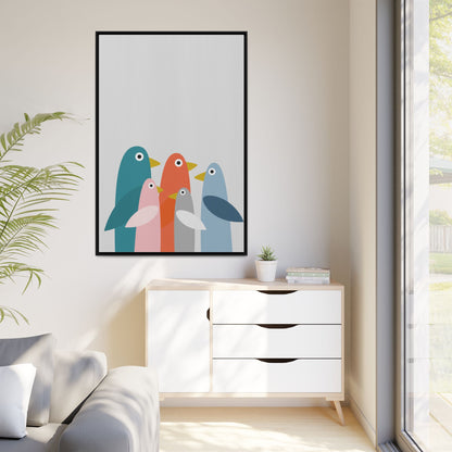 Matte Canvas, Framed (Multi-color)