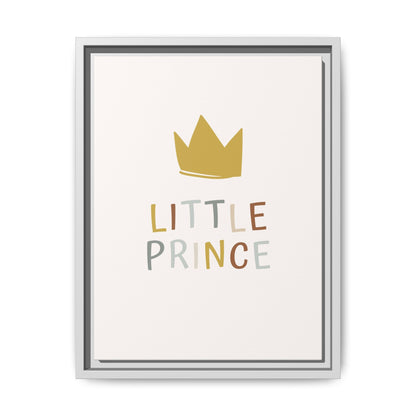 Framed Canvas Art Print, Little Prince Wall Decor, Kids Room Decoration, Nursery Art, Gift for Baby Shower, Toddler Room Aesthetic
