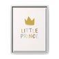 Framed Canvas Art Print, Little Prince Wall Decor, Kids Room Decoration, Nursery Art, Gift for Baby Shower, Toddler Room Aesthetic
