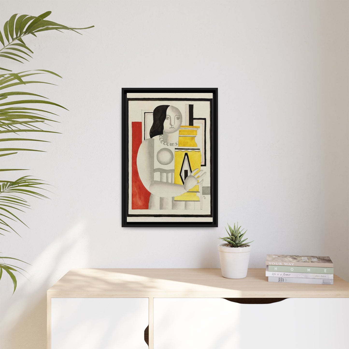 Matte Canvas, Framed (Multi-color)