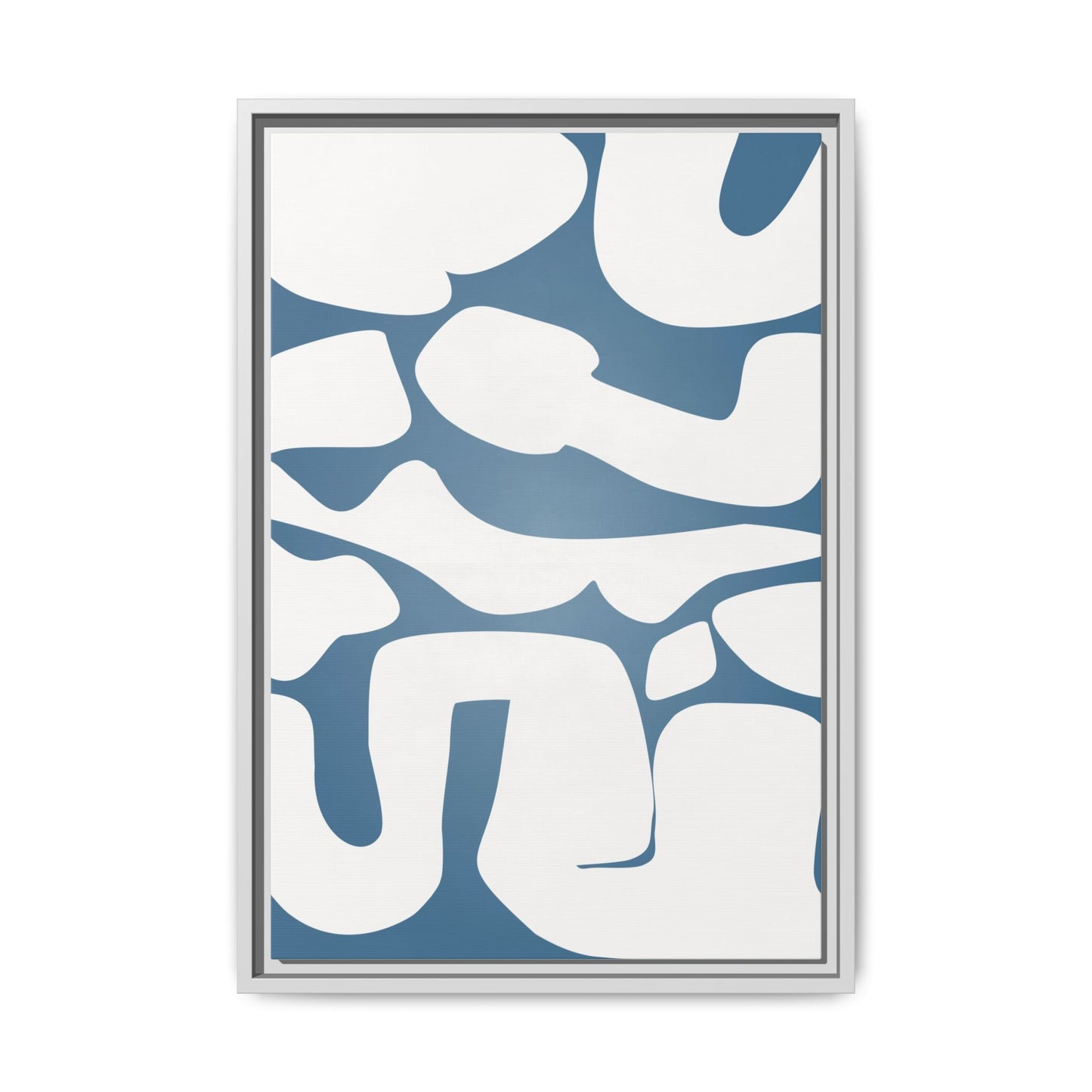 Modern Abstract Framed Canvas Art