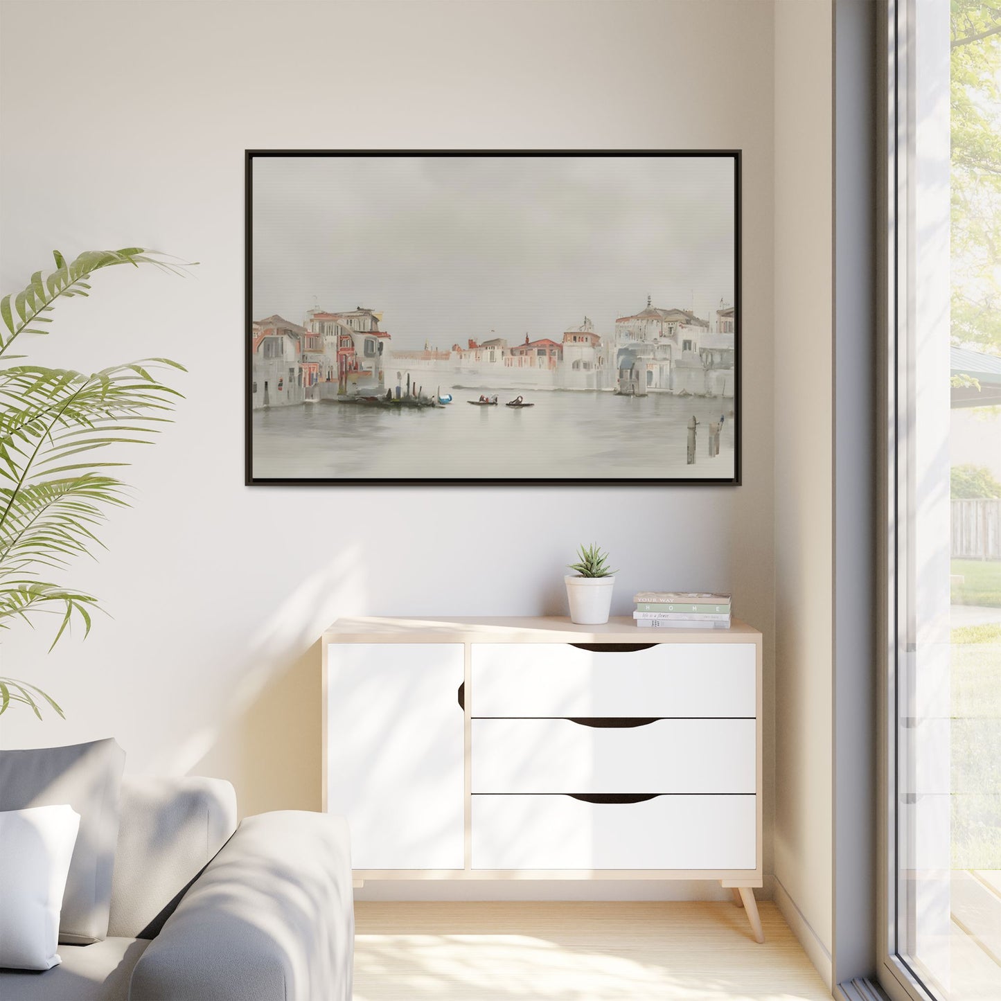 Matte Canvas, Framed (Multi-color)