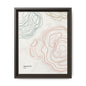 Abstract Multi-Color Framed Canvas Art Print - 2024 Decor