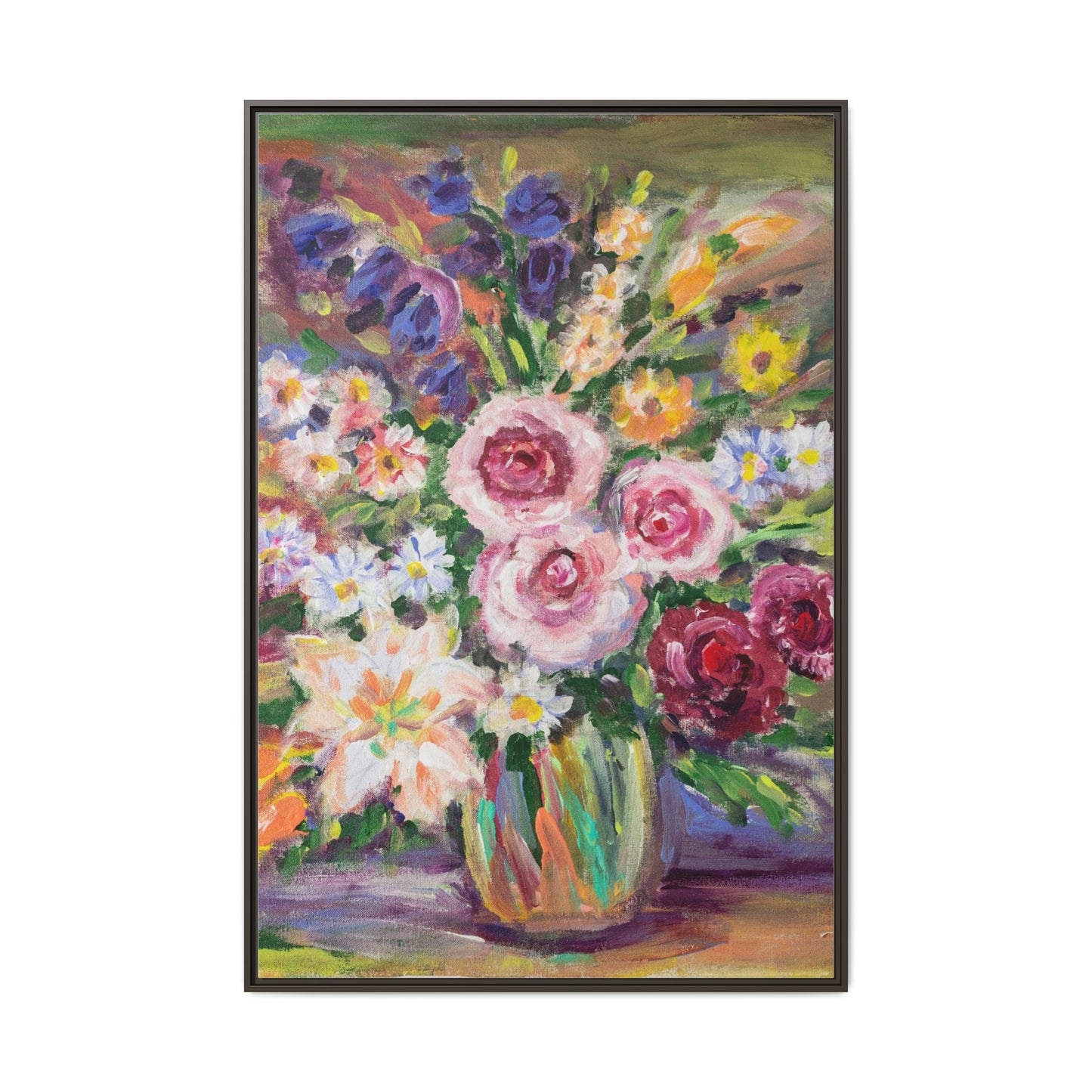 Matte Canvas, Framed (Multi-color)