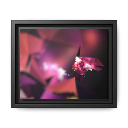 Framed Matte Canvas Abstract Art Print - Multi-Color Décor