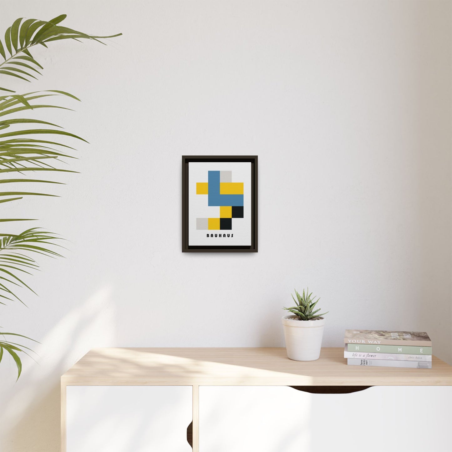 Bauhaus Art Canvas Print - Framed Modern Wall Decor
