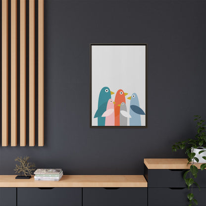 Matte Canvas, Framed (Multi-color)