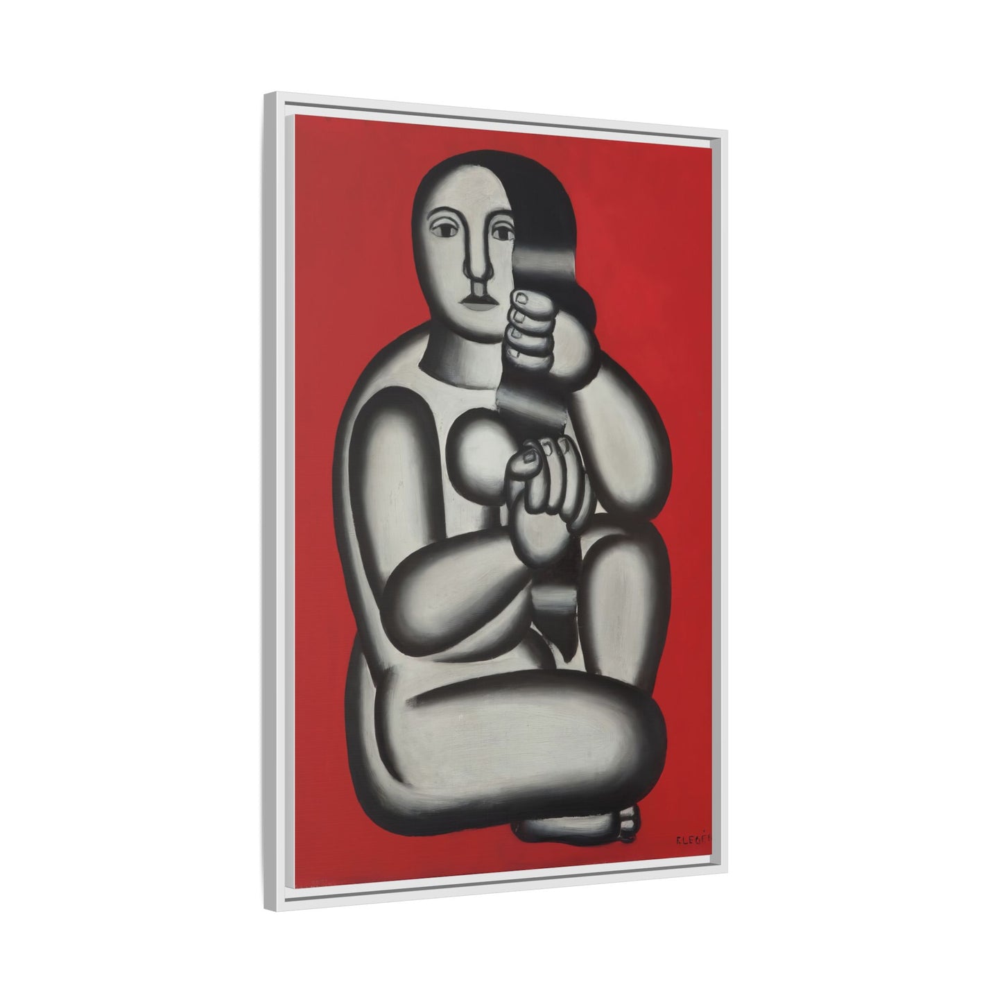 Modern Art Framed Canvas Print, Abstract Art Wall Decor, Minimalist Home Decoration, Unique Gift for Art Lovers, Pop Art Styling