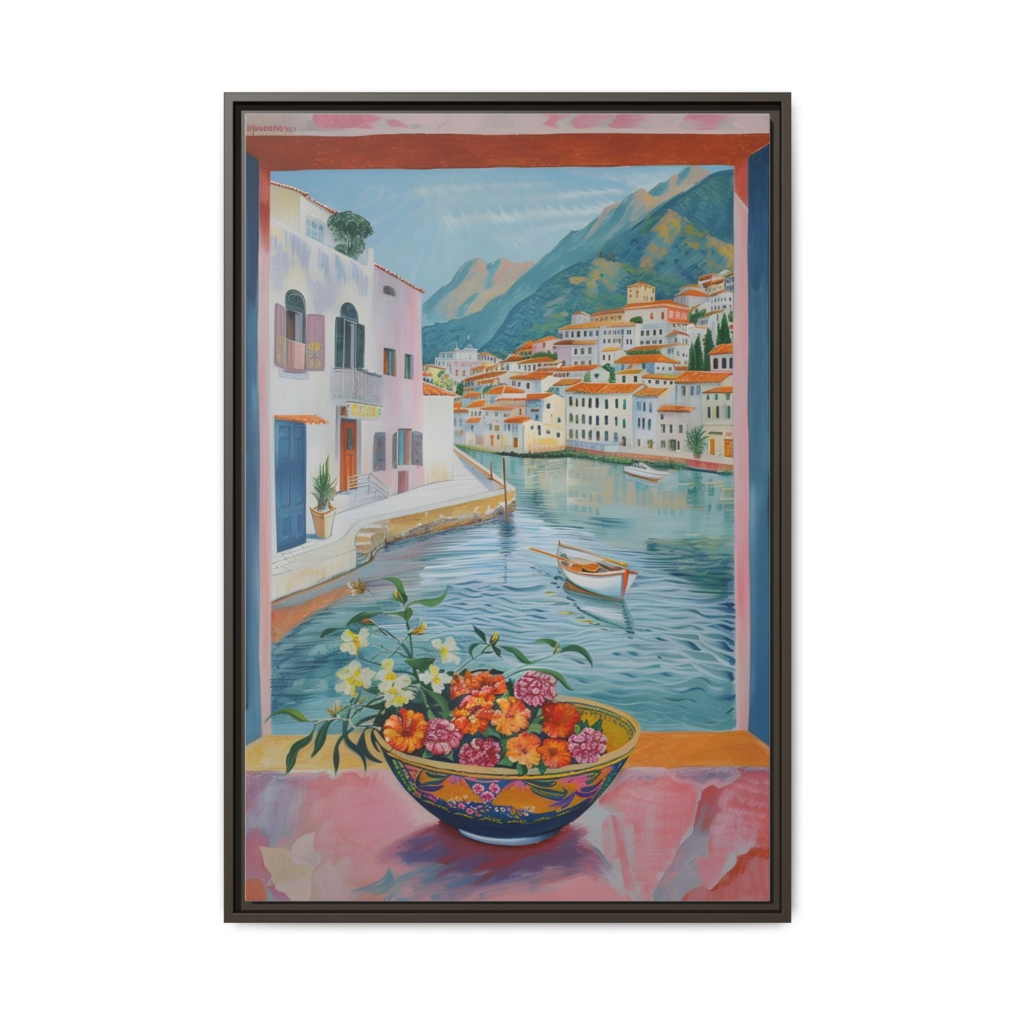 Matte Canvas, Framed (Multi-color)