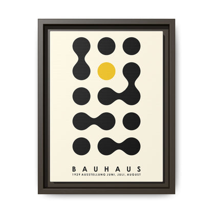 Bauhaus Inspired Framed Canvas Art - Modern Wall Decor