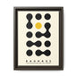 Bauhaus Inspired Framed Canvas Art - Modern Wall Decor