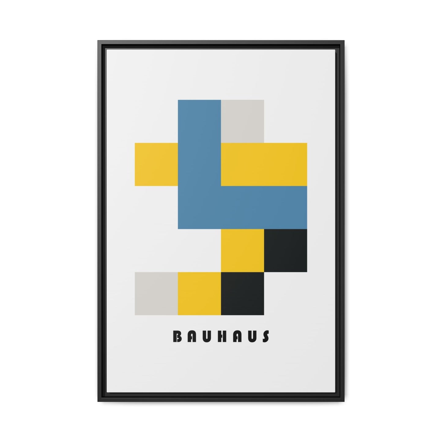 Bauhaus Art Canvas Print - Framed Modern Wall Decor