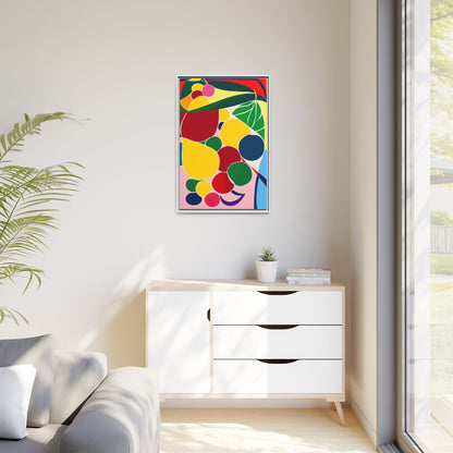 Matte Canvas, Framed (Multi-color)