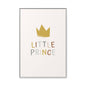 Framed Canvas Art Print, Little Prince Wall Decor, Kids Room Decoration, Nursery Art, Gift for Baby Shower, Toddler Room Aesthetic