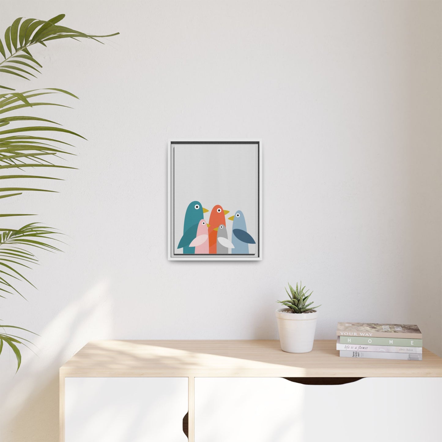 Matte Canvas, Framed (Multi-color)