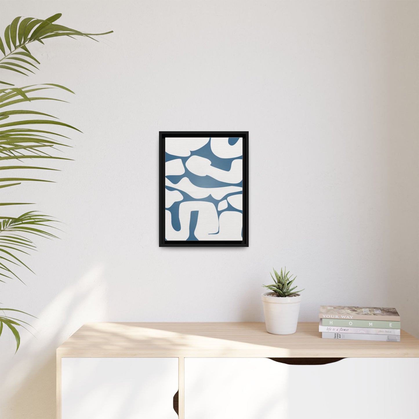 Modern Abstract Framed Canvas Art