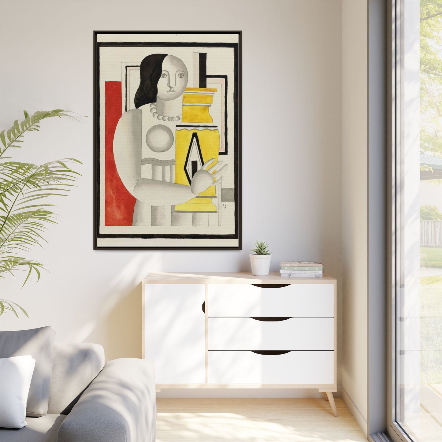 Matte Canvas, Framed (Multi-color)