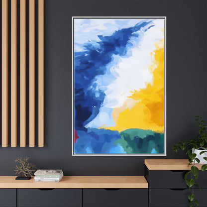 Matte Canvas, Framed (Multi-color)